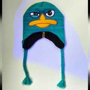 Disney Phineas and Ferb Perry Knit Beanie Cap Unisex Adult Teen NWOT